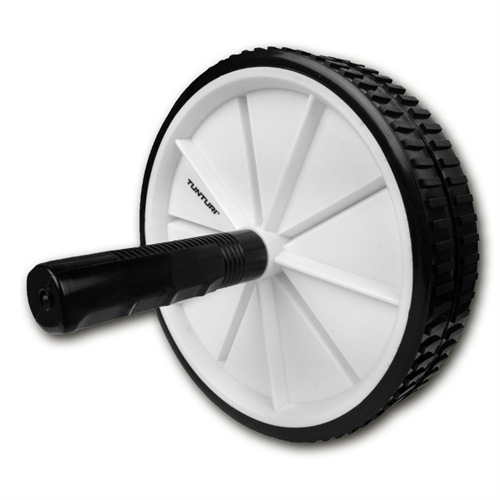 Tunturi Dobbelt AB-Wheel i sort og hvid